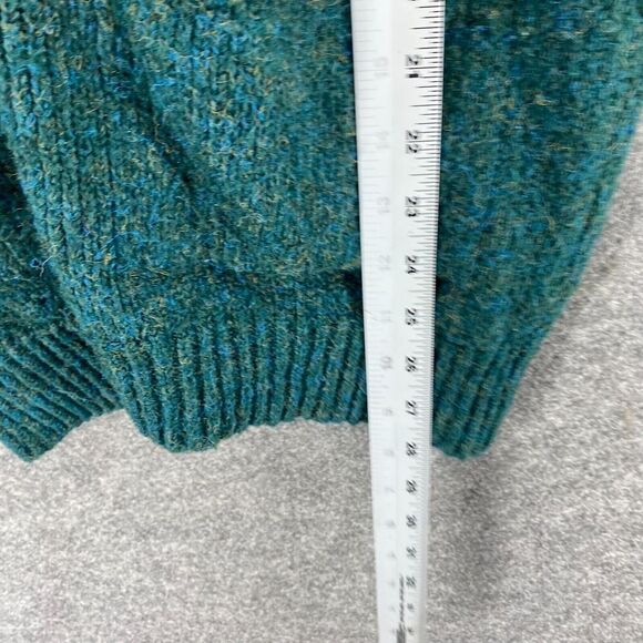 A New Approach Cardigan Women XS Green V-Neck Button Knit Long Sleeve Pockets - Picture 7 of 8